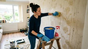 can you paint over wallpaper