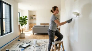 can you paint over wallpaper